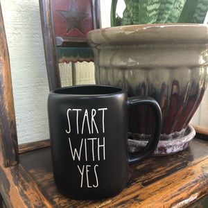 Rae Dunn Start With Yes Mug.